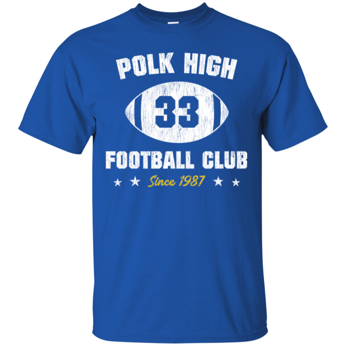 T-Shirts Royal / Small Polk High Football T-Shirt