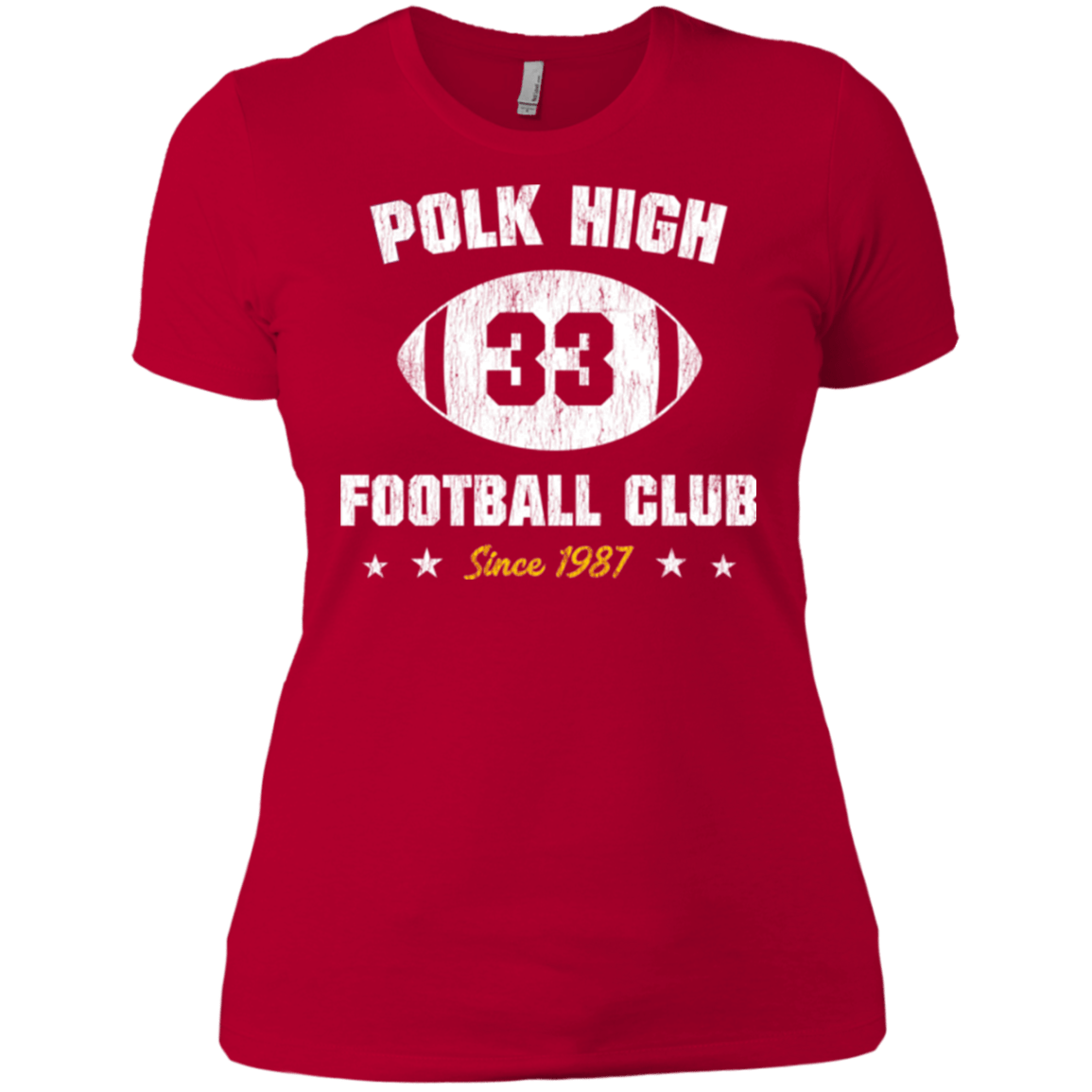 T-Shirts Red / X-Small Polk High Football Women's Premium T-Shirt