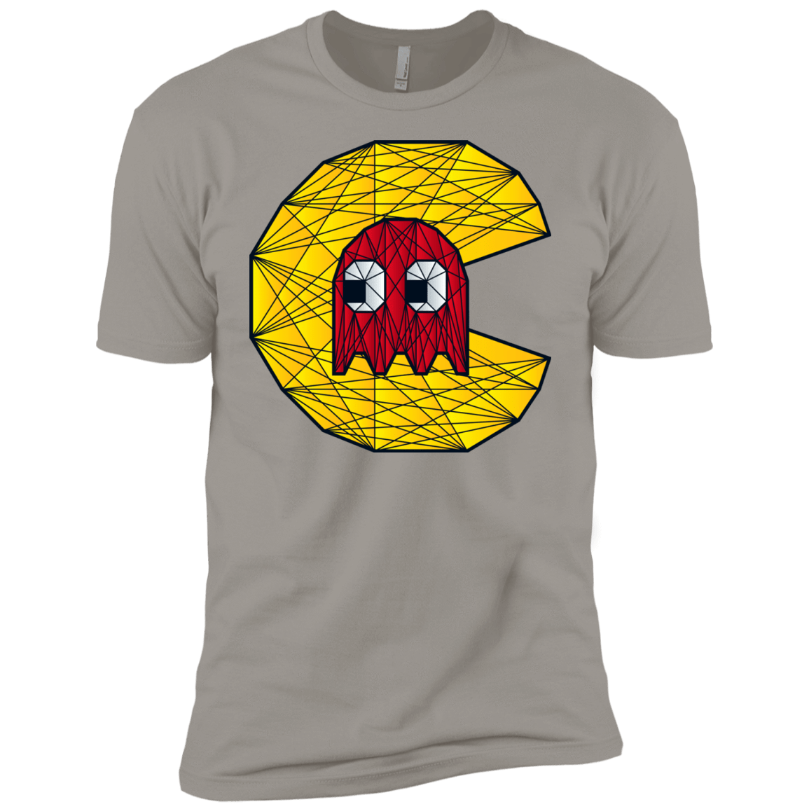 T-Shirts Light Grey / YXS Poly Pac Man Boys Premium T-Shirt