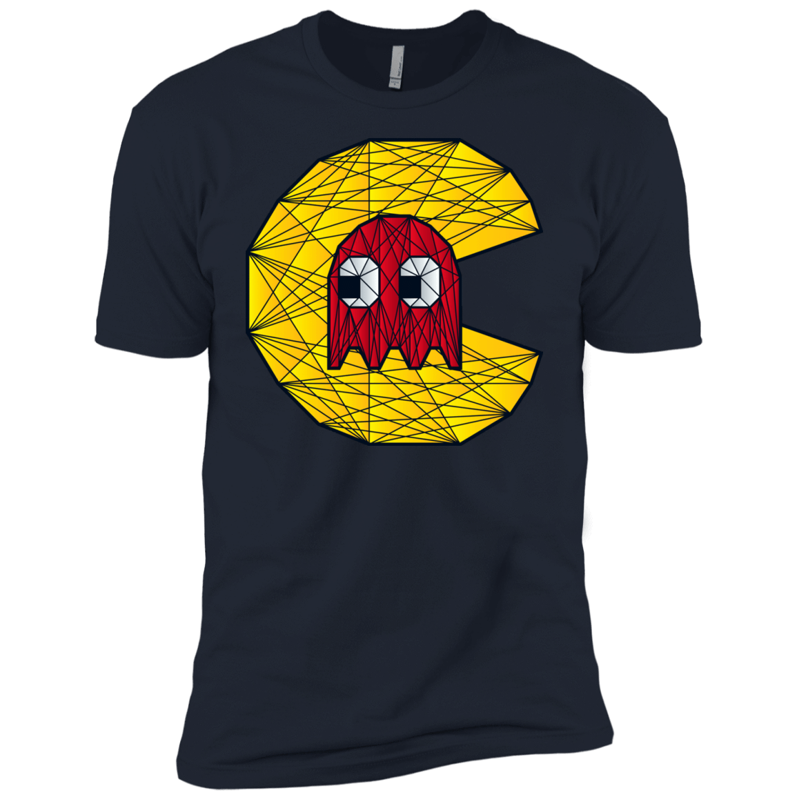 T-Shirts Midnight Navy / YXS Poly Pac Man Boys Premium T-Shirt
