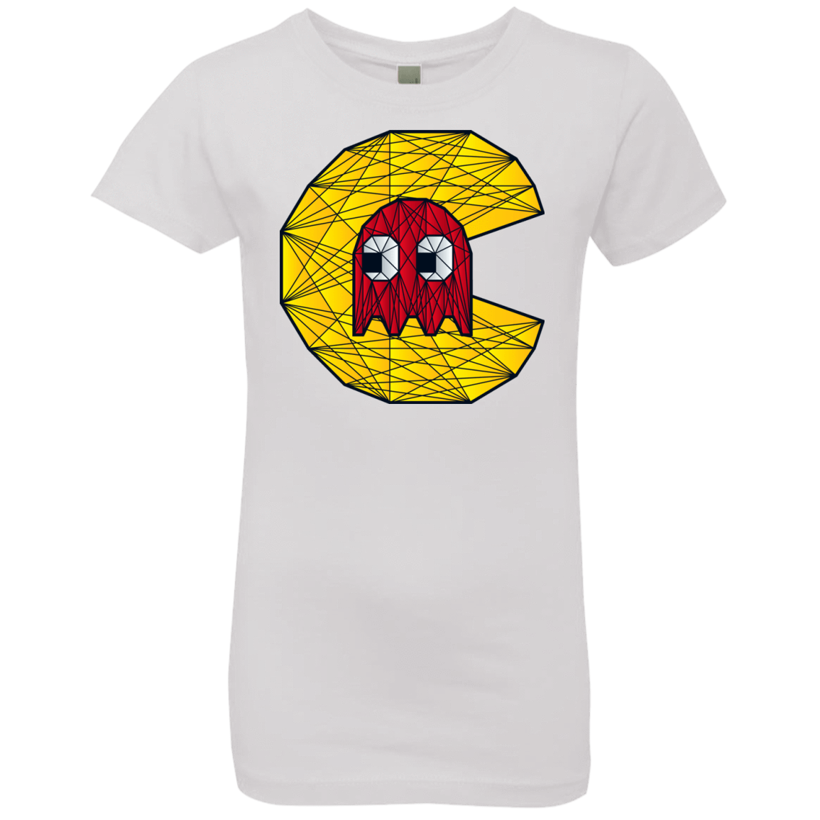 T-Shirts White / YXS Poly Pac Man Girls Premium T-Shirt