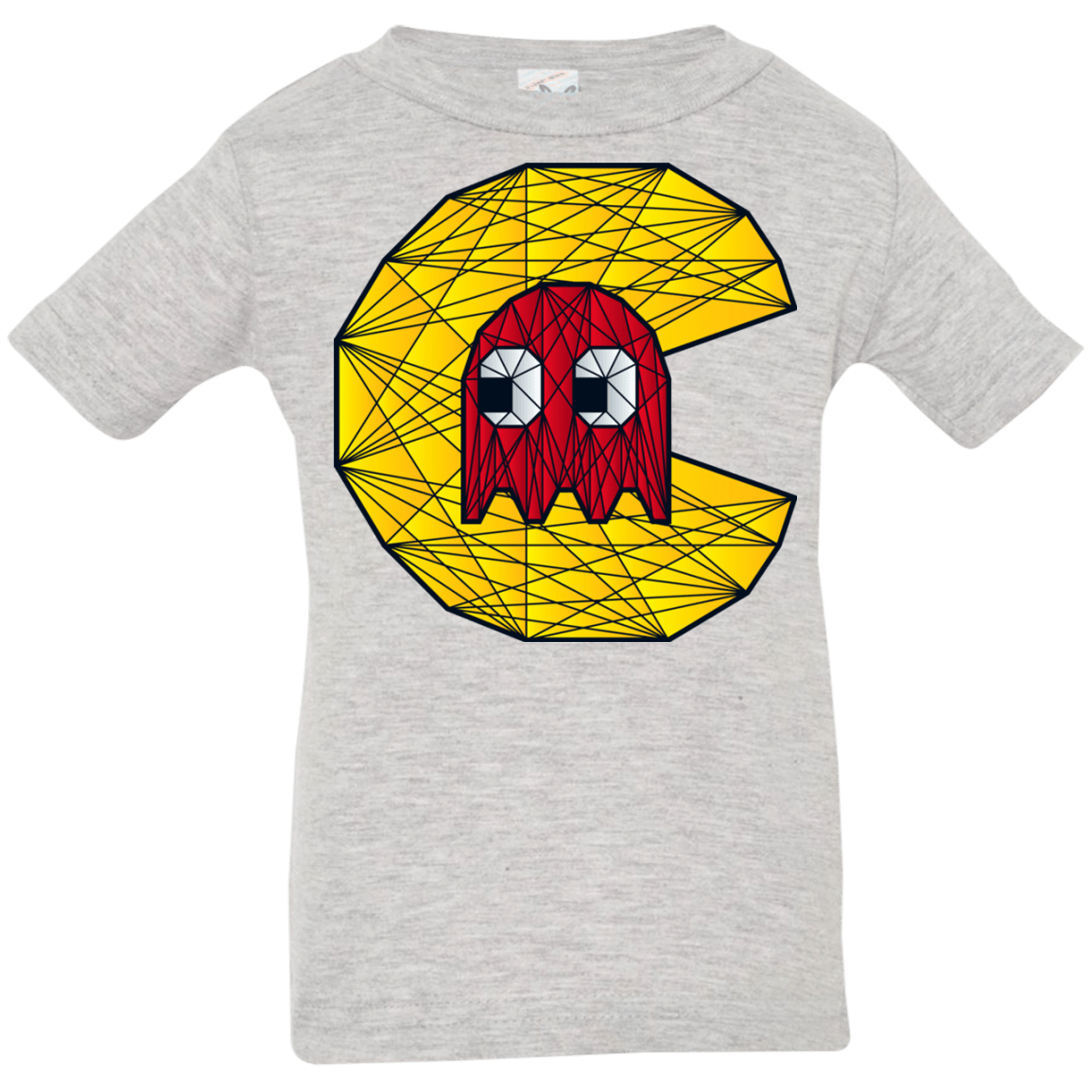 T-Shirts Heather Grey / 6 Months Poly Pac Man Infant Premium T-Shirt