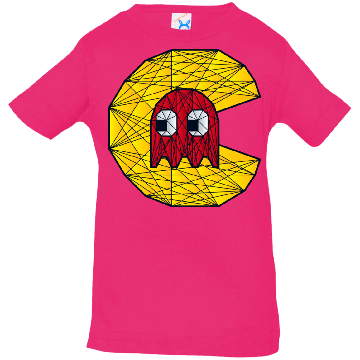 T-Shirts Hot Pink / 6 Months Poly Pac Man Infant Premium T-Shirt