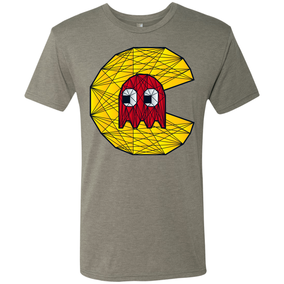 T-Shirts Venetian Grey / S Poly Pac Man Men's Triblend T-Shirt