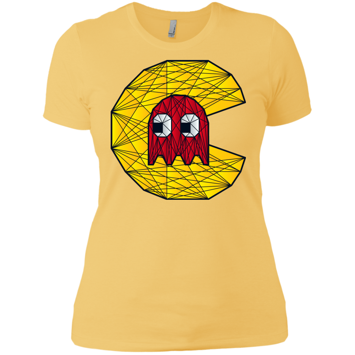 T-Shirts Banana Cream/ / X-Small Poly Pac Man Women's Premium T-Shirt