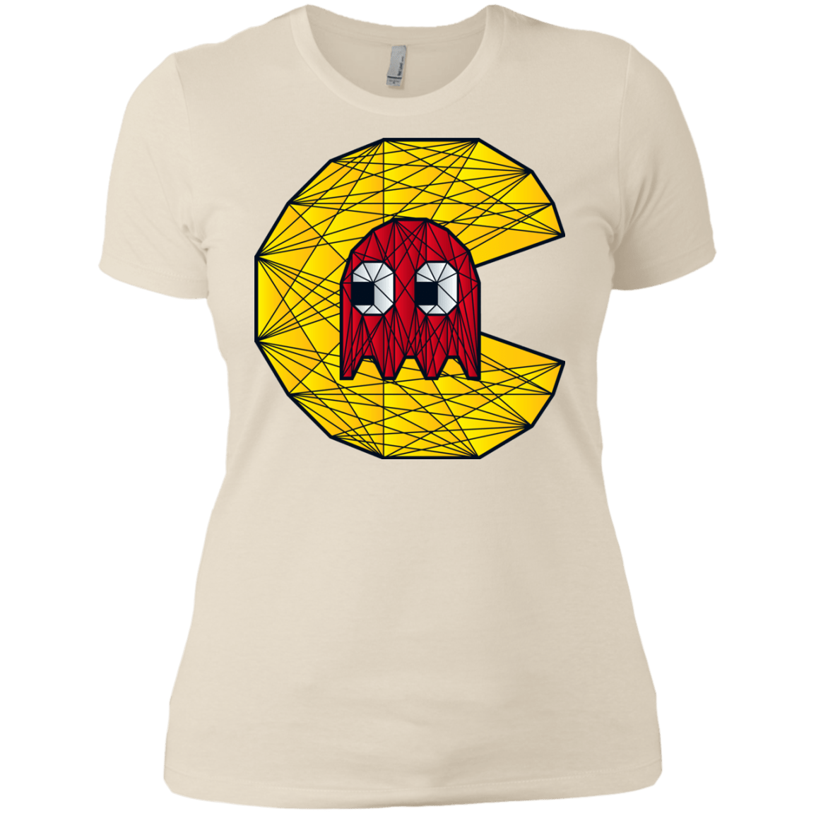 T-Shirts Ivory/ / X-Small Poly Pac Man Women's Premium T-Shirt