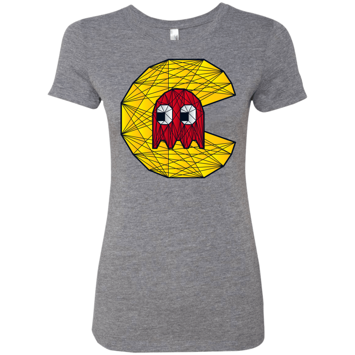 T-Shirts Premium Heather / S Poly Pac Man Women's Triblend T-Shirt