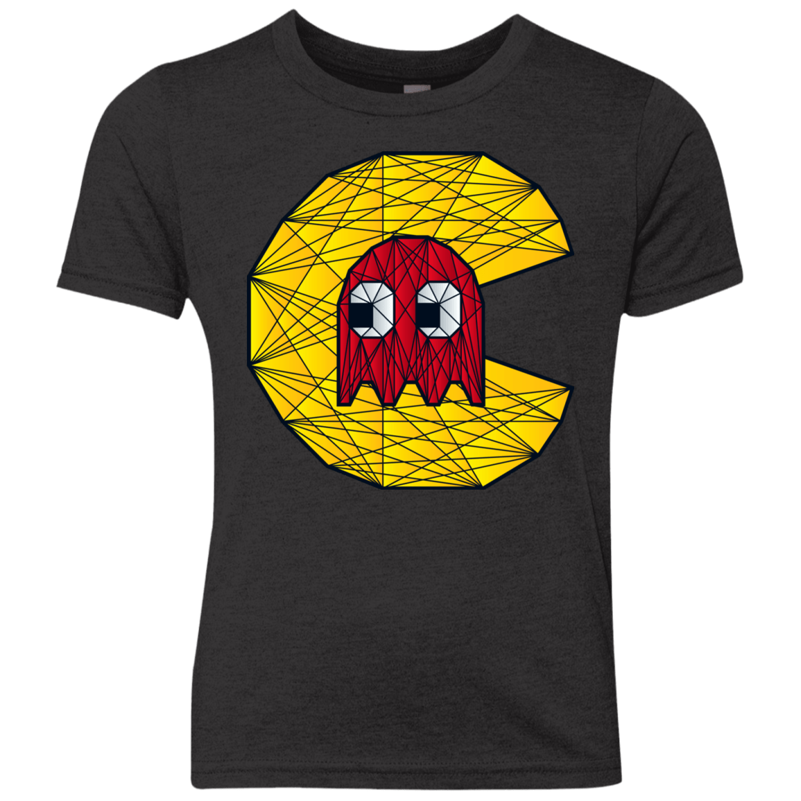 T-Shirts Vintage Black / YXS Poly Pac Man Youth Triblend T-Shirt