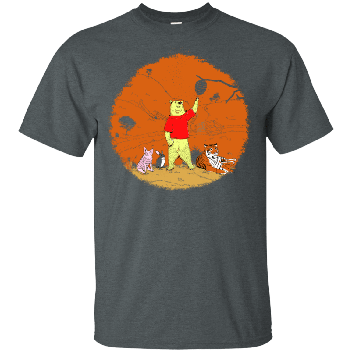 T-Shirts Dark Heather / S Pooh T-Shirt