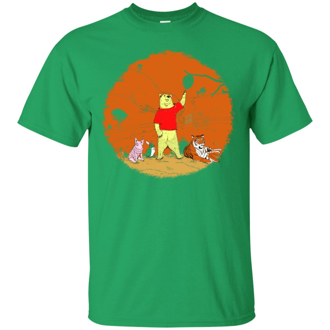 T-Shirts Irish Green / S Pooh T-Shirt