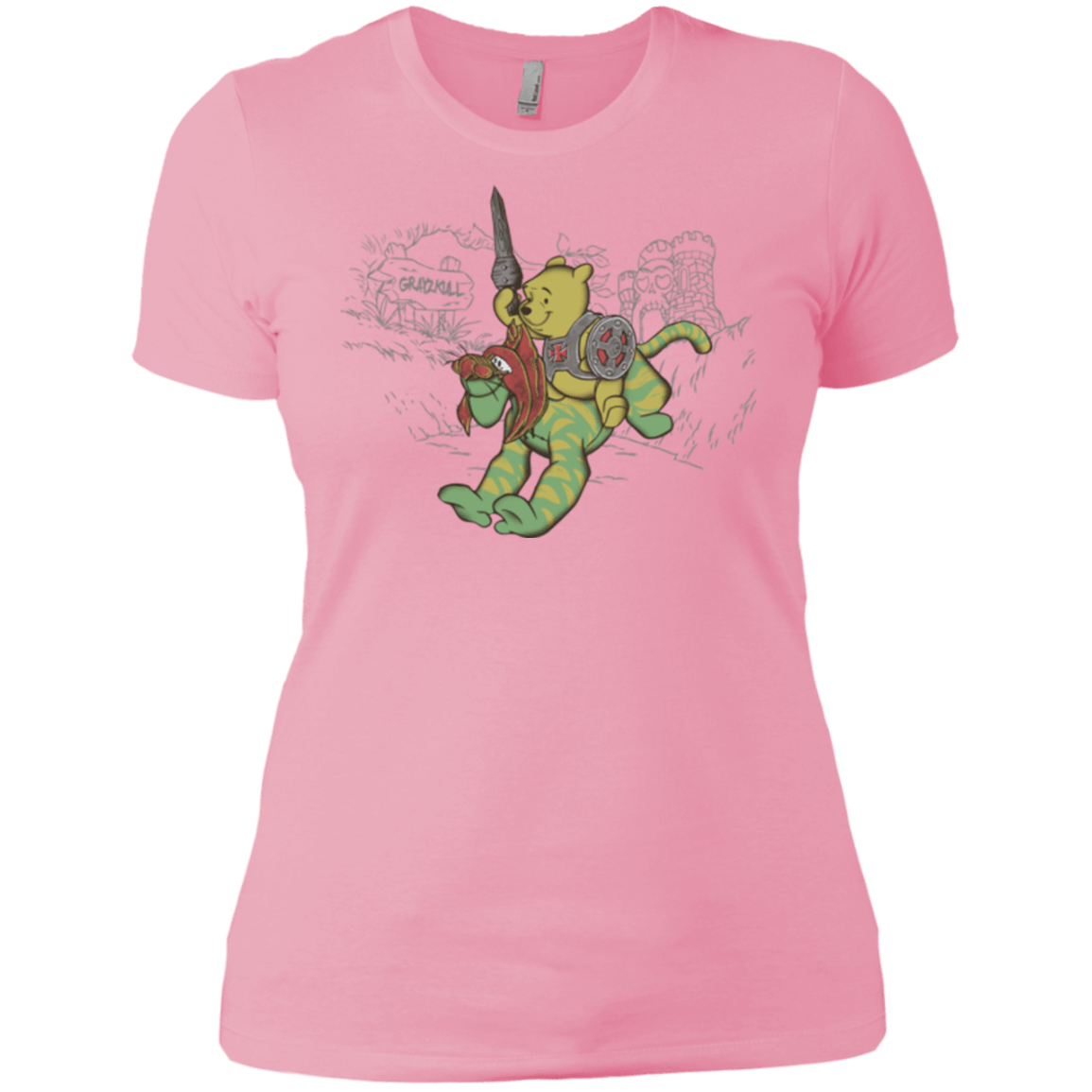 T-Shirts Light Pink / X-Small Poohwah of Grayzkull Women's Premium T-Shirt