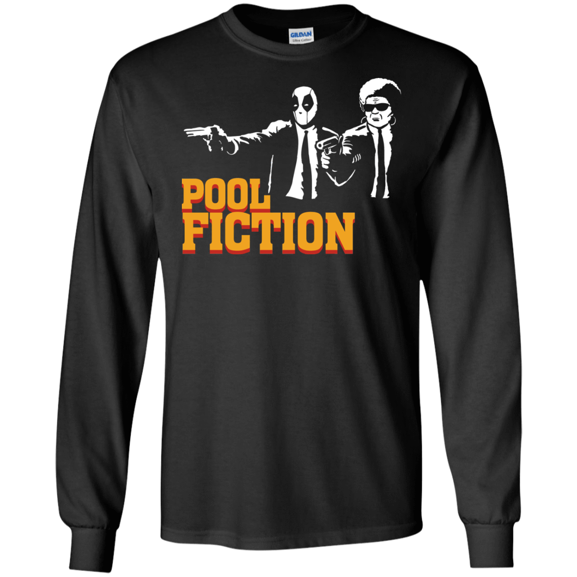 T-Shirts Black / S Pool Fiction Men's Long Sleeve T-Shirt