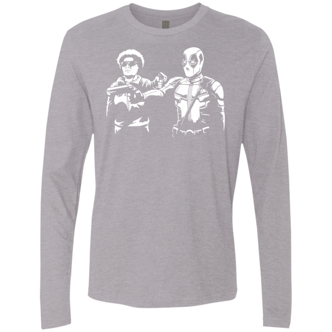 T-Shirts Heather Grey / S Pool Fiction Men's Premium Long Sleeve