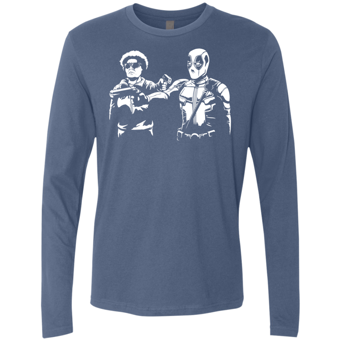 T-Shirts Indigo / S Pool Fiction Men's Premium Long Sleeve