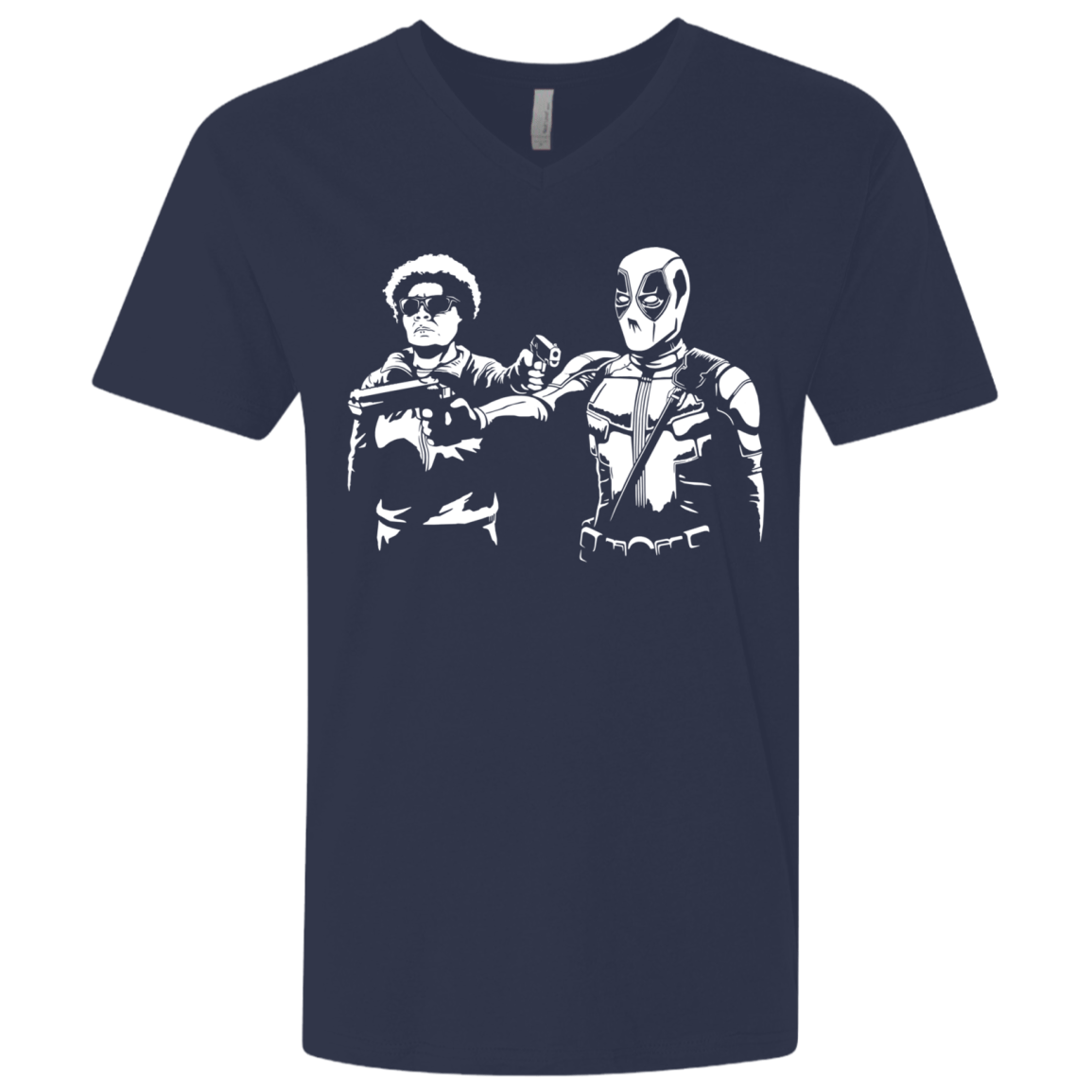 T-Shirts Midnight Navy / X-Small Pool Fiction Men's Premium V-Neck