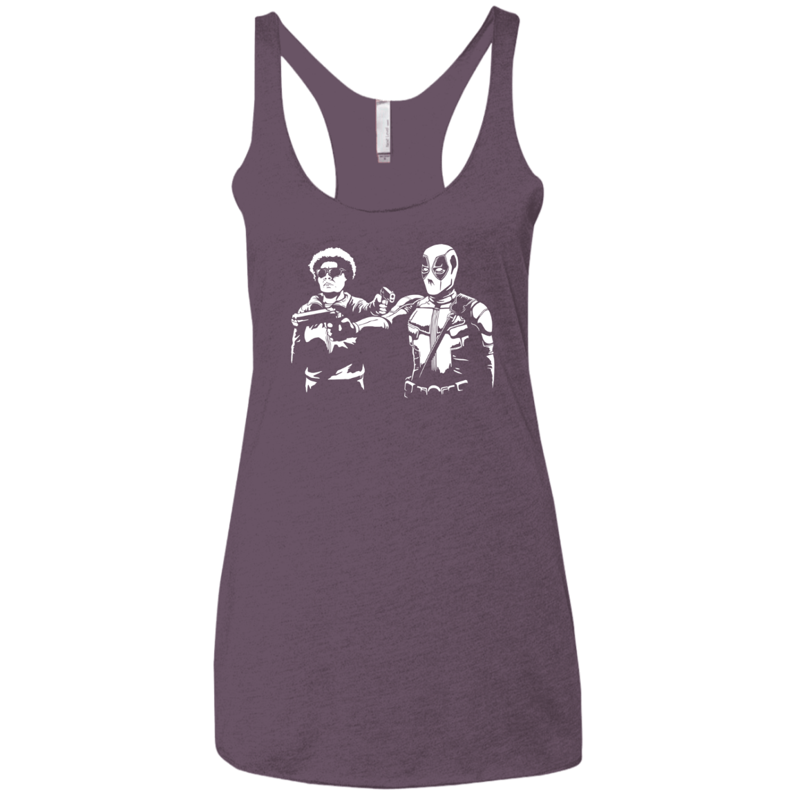 Pool Fiction Women's Triblend Racerback Tank