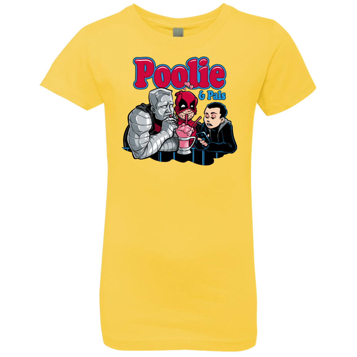 T-Shirts Vibrant Yellow / YXS Poolie Girls Premium T-Shirt