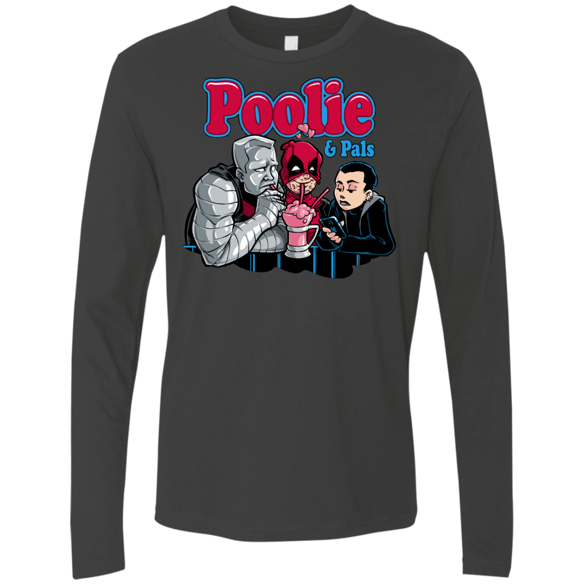 T-Shirts Heavy Metal / S Poolie Men's Premium Long Sleeve