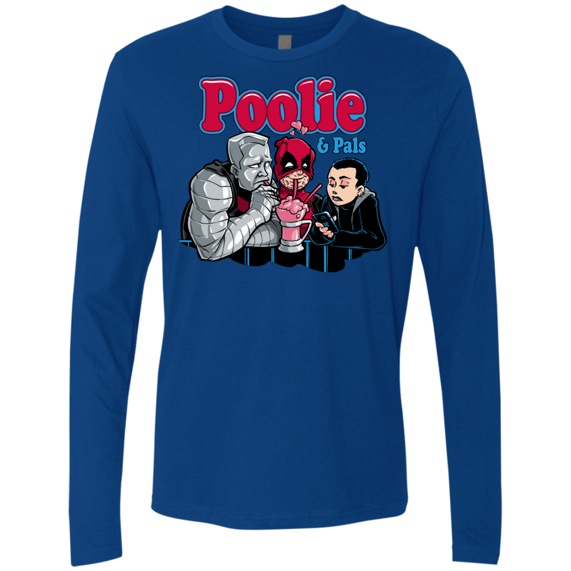 T-Shirts Royal / S Poolie Men's Premium Long Sleeve
