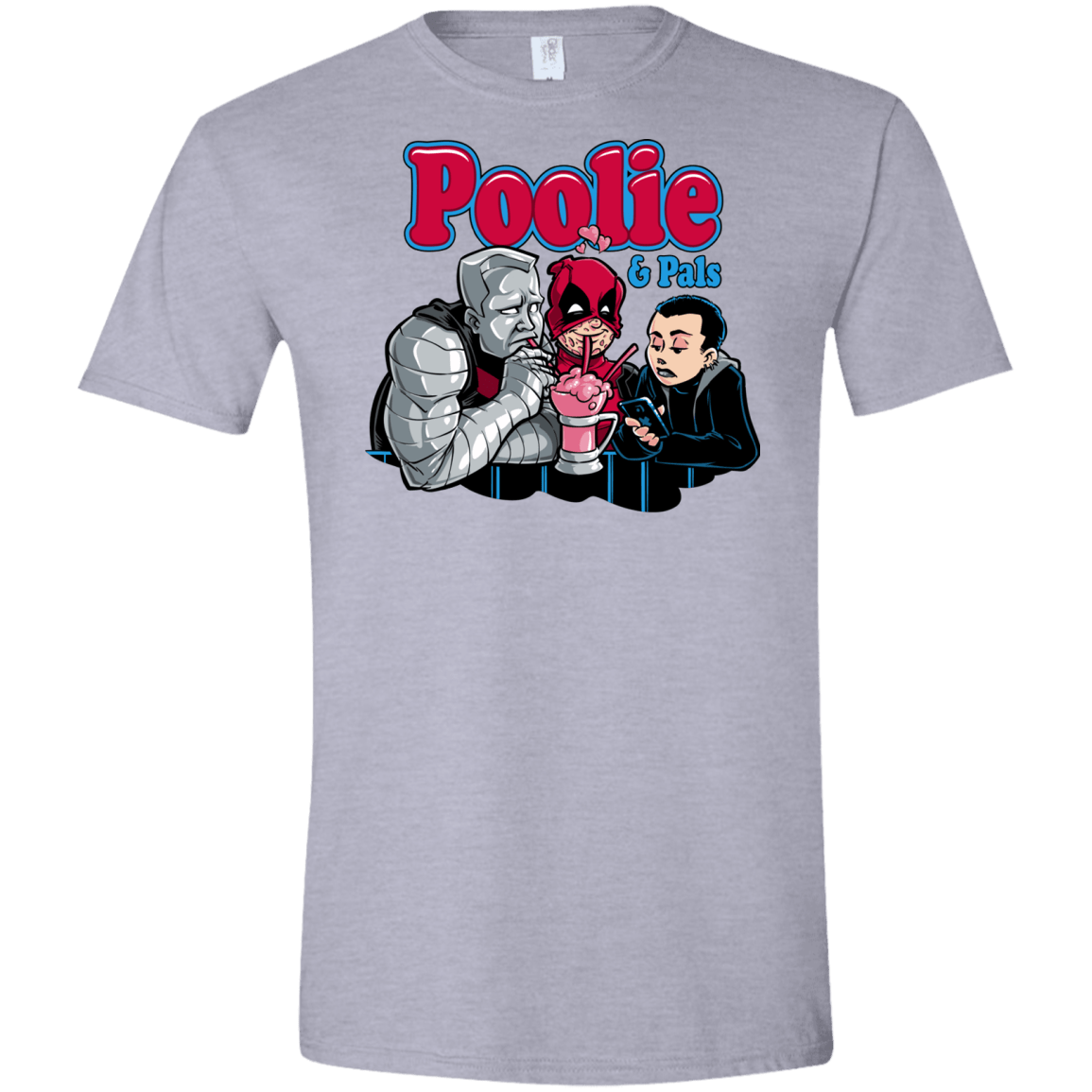 T-Shirts Sport Grey / X-Small Poolie Men's Semi-Fitted Softstyle