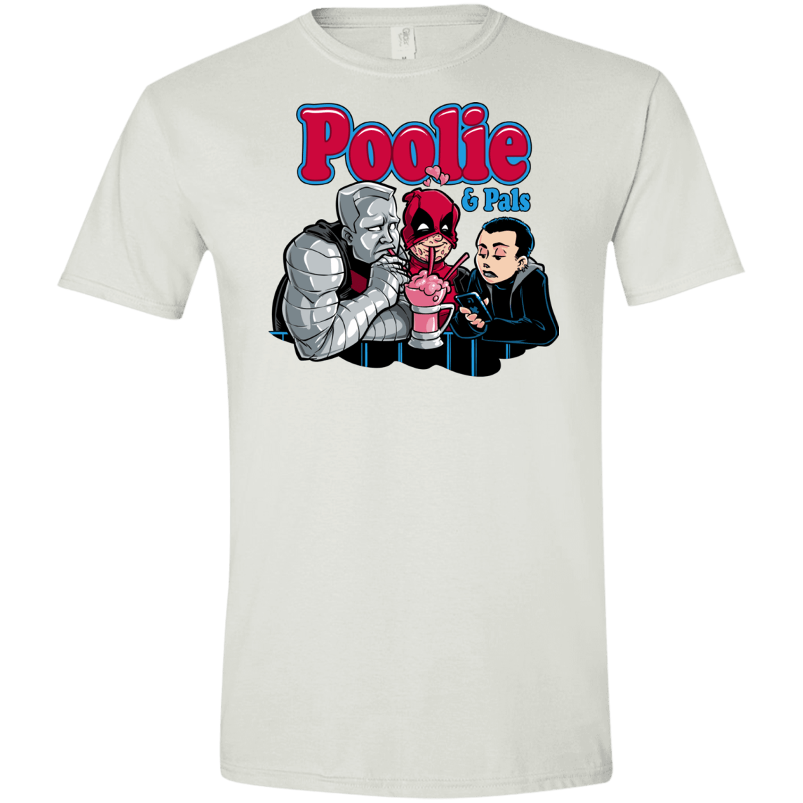 T-Shirts White / X-Small Poolie Men's Semi-Fitted Softstyle
