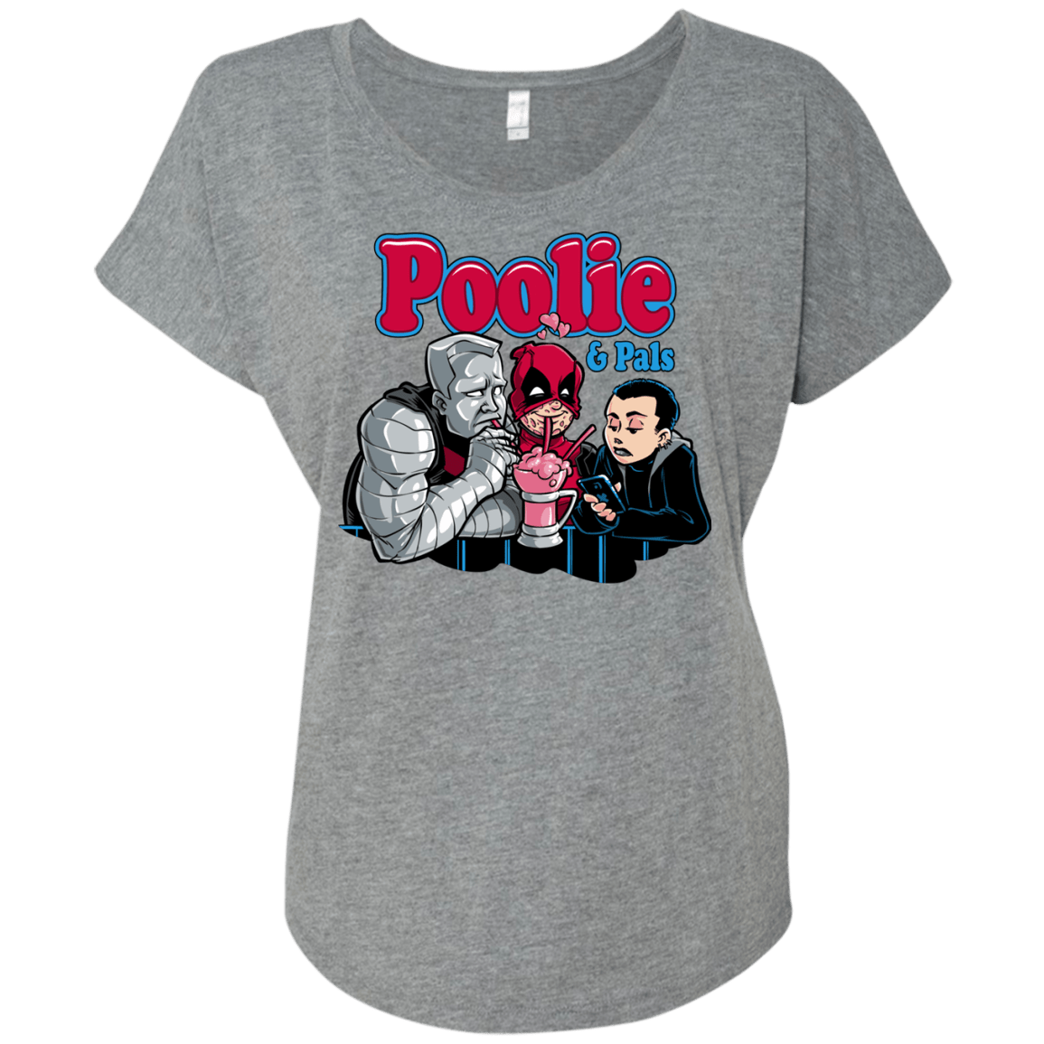 T-Shirts Premium Heather / X-Small Poolie Triblend Dolman Sleeve