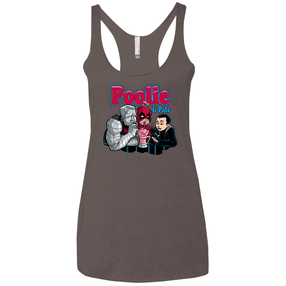 T-Shirts Macchiato / X-Small Poolie Women's Triblend Racerback Tank