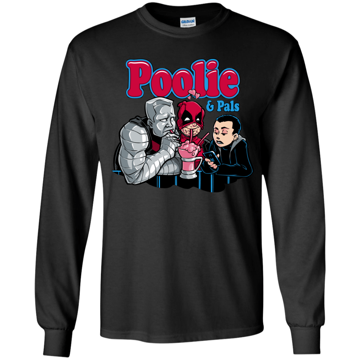 T-Shirts Black / YS Poolie Youth Long Sleeve T-Shirt