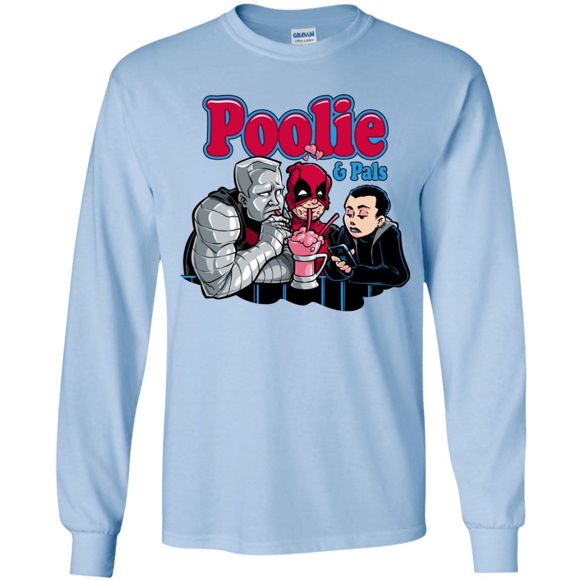 T-Shirts Light Blue / YS Poolie Youth Long Sleeve T-Shirt