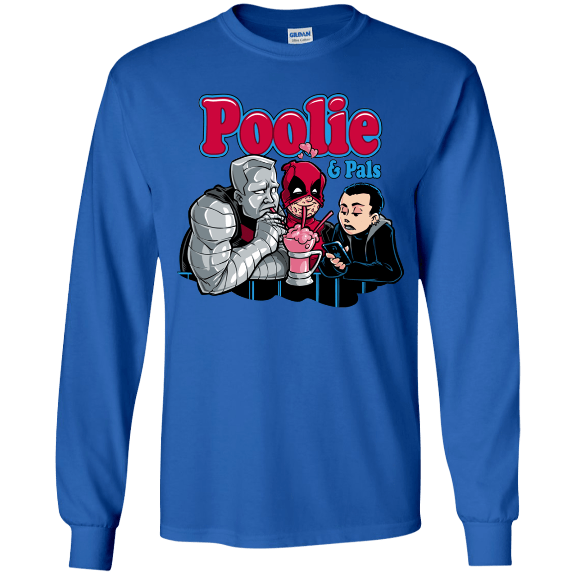 T-Shirts Royal / YS Poolie Youth Long Sleeve T-Shirt