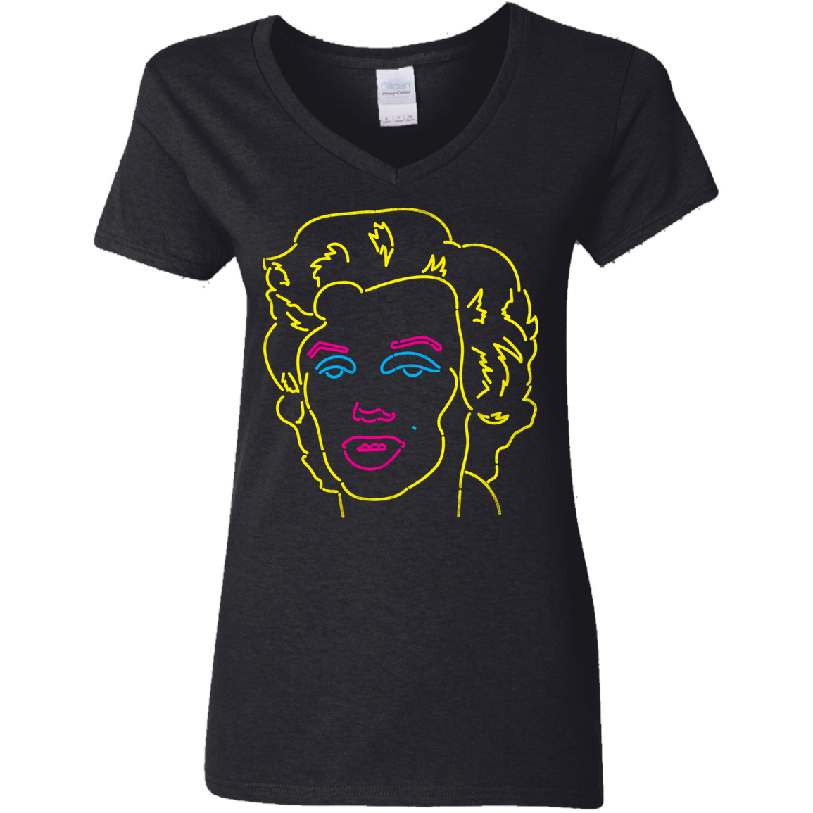 T-Shirts Black / S Popart 67 Women's V-Neck T-Shirt