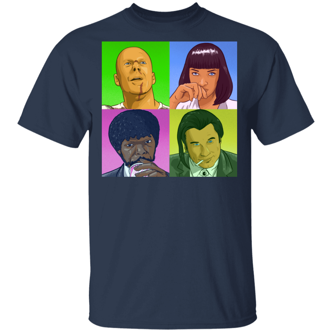 T-Shirts Navy / S PoPart Fiction T-Shirt