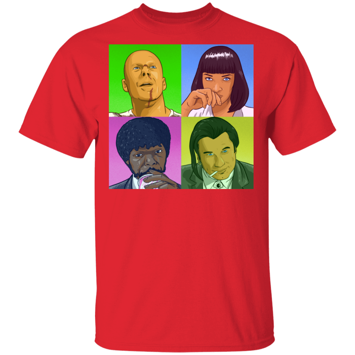 T-Shirts Red / S PoPart Fiction T-Shirt