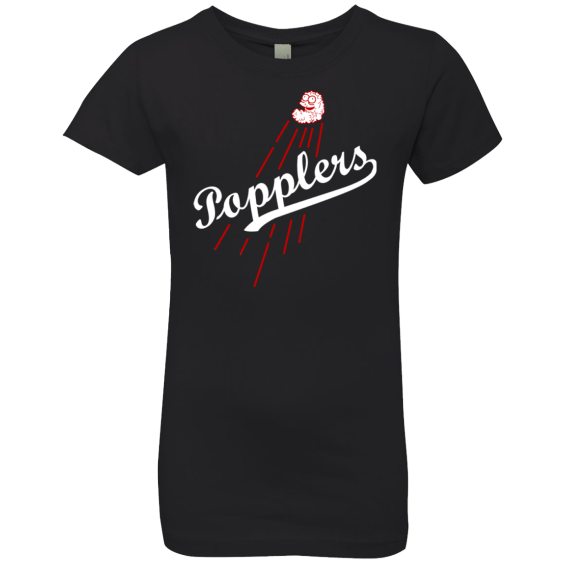 T-Shirts Black / YXS Popplers Girls Premium T-Shirt