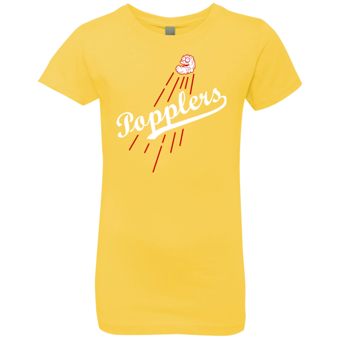 T-Shirts Vibrant Yellow / YXS Popplers Girls Premium T-Shirt