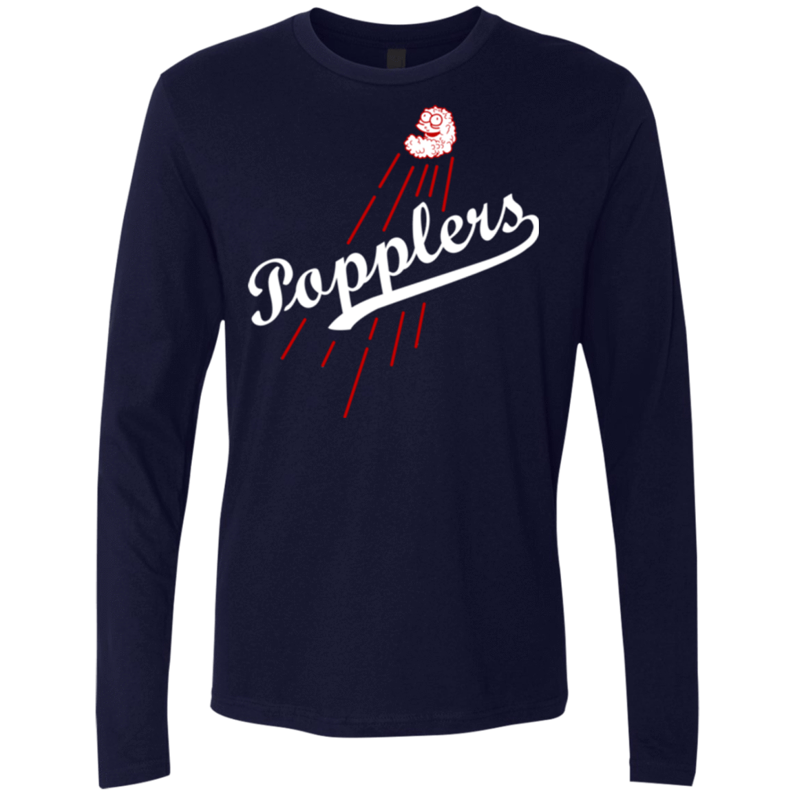 T-Shirts Midnight Navy / Small Popplers Men's Premium Long Sleeve