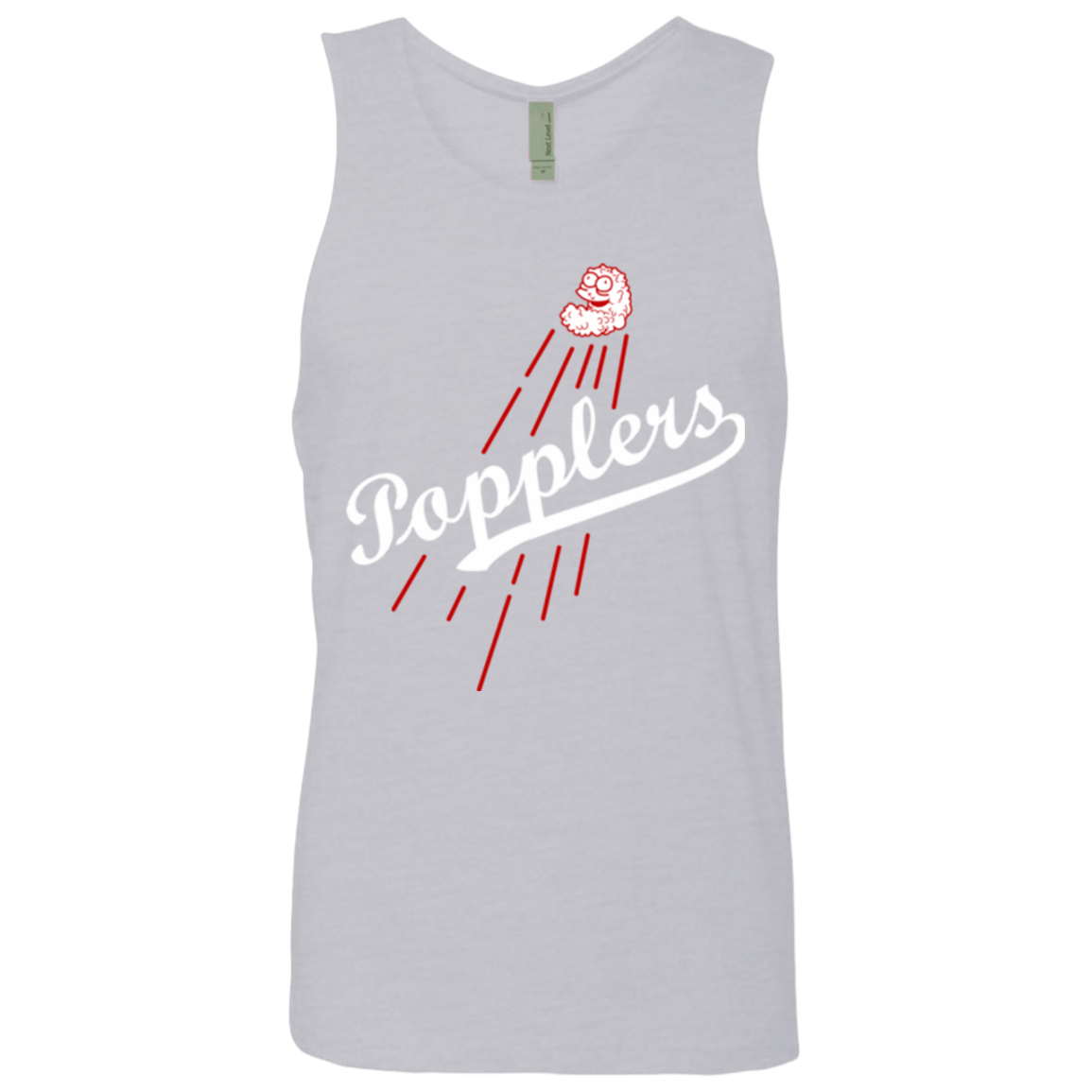 T-Shirts Heather Grey / Small Popplers Men's Premium Tank Top