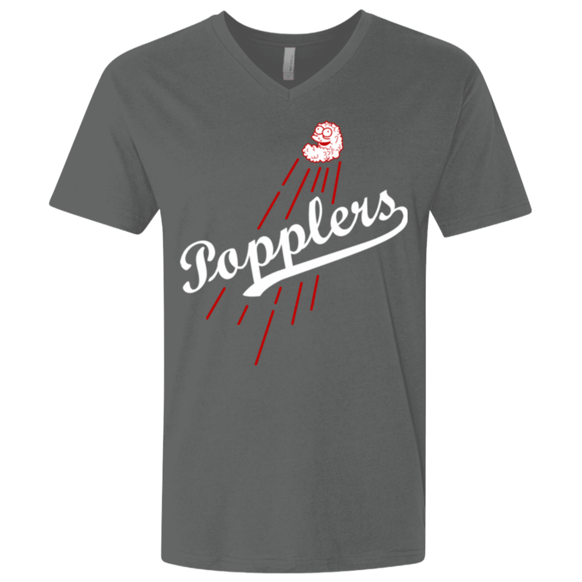 T-Shirts Heavy Metal / X-Small Popplers Men's Premium V-Neck