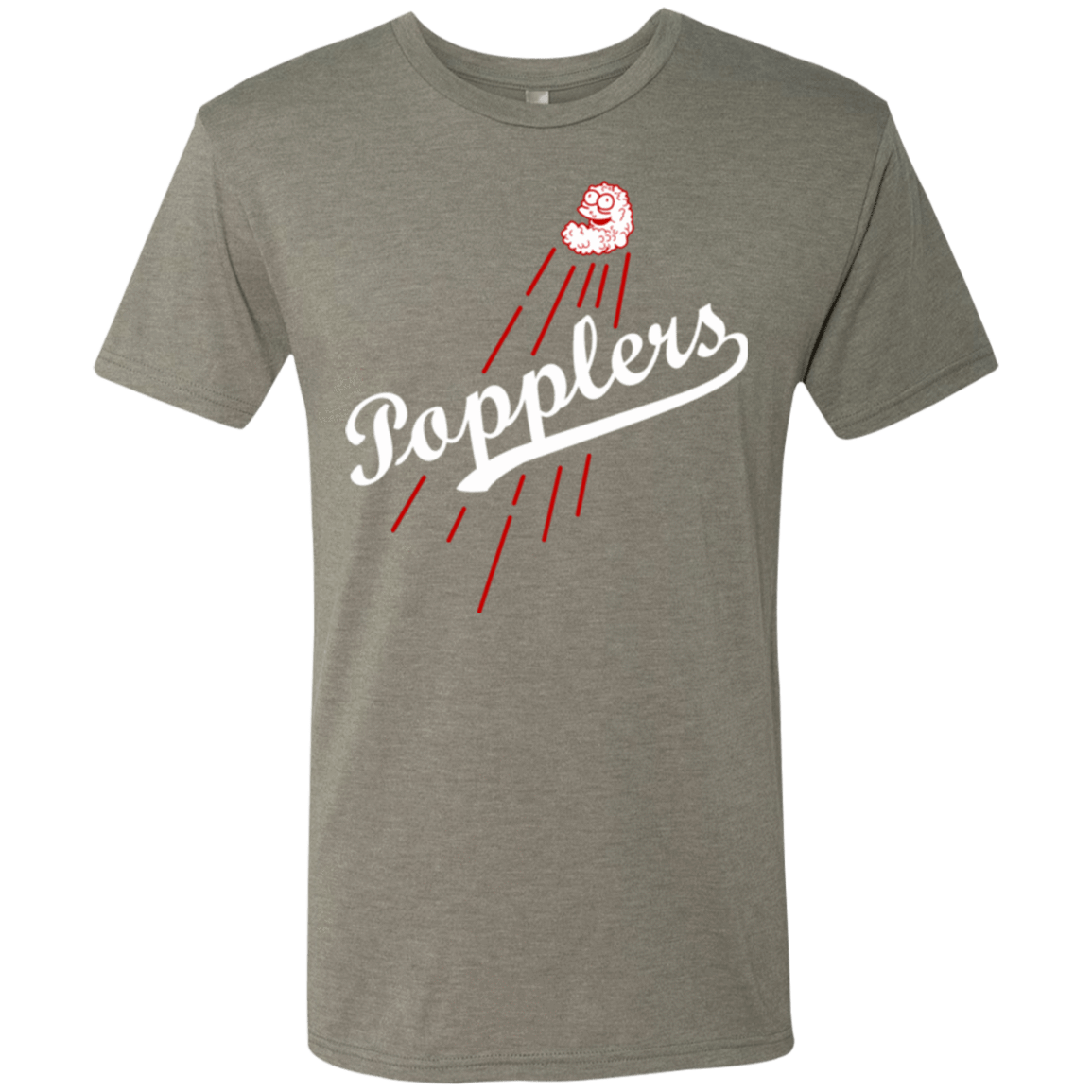 T-Shirts Venetian Grey / Small Popplers Men's Triblend T-Shirt