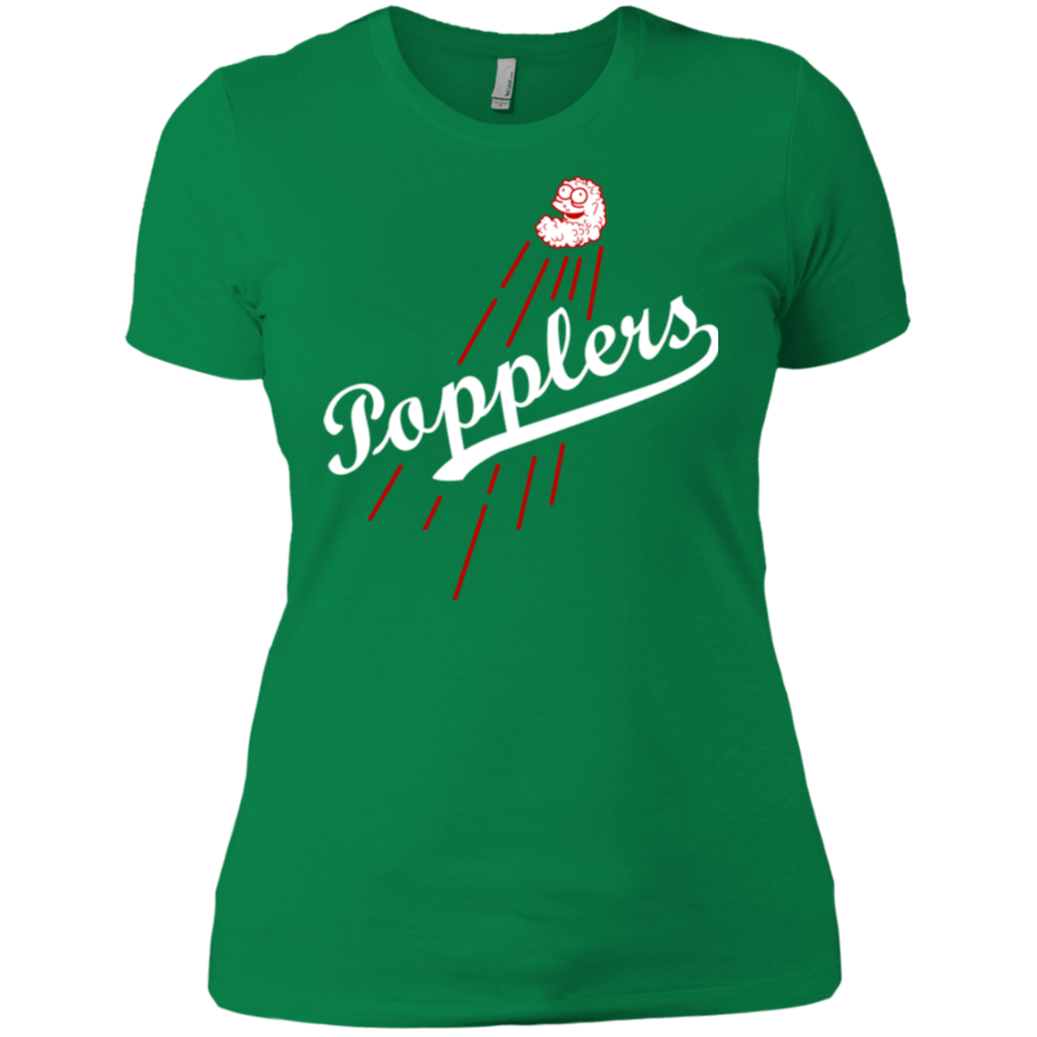 T-Shirts Kelly Green / X-Small Popplers Women's Premium T-Shirt