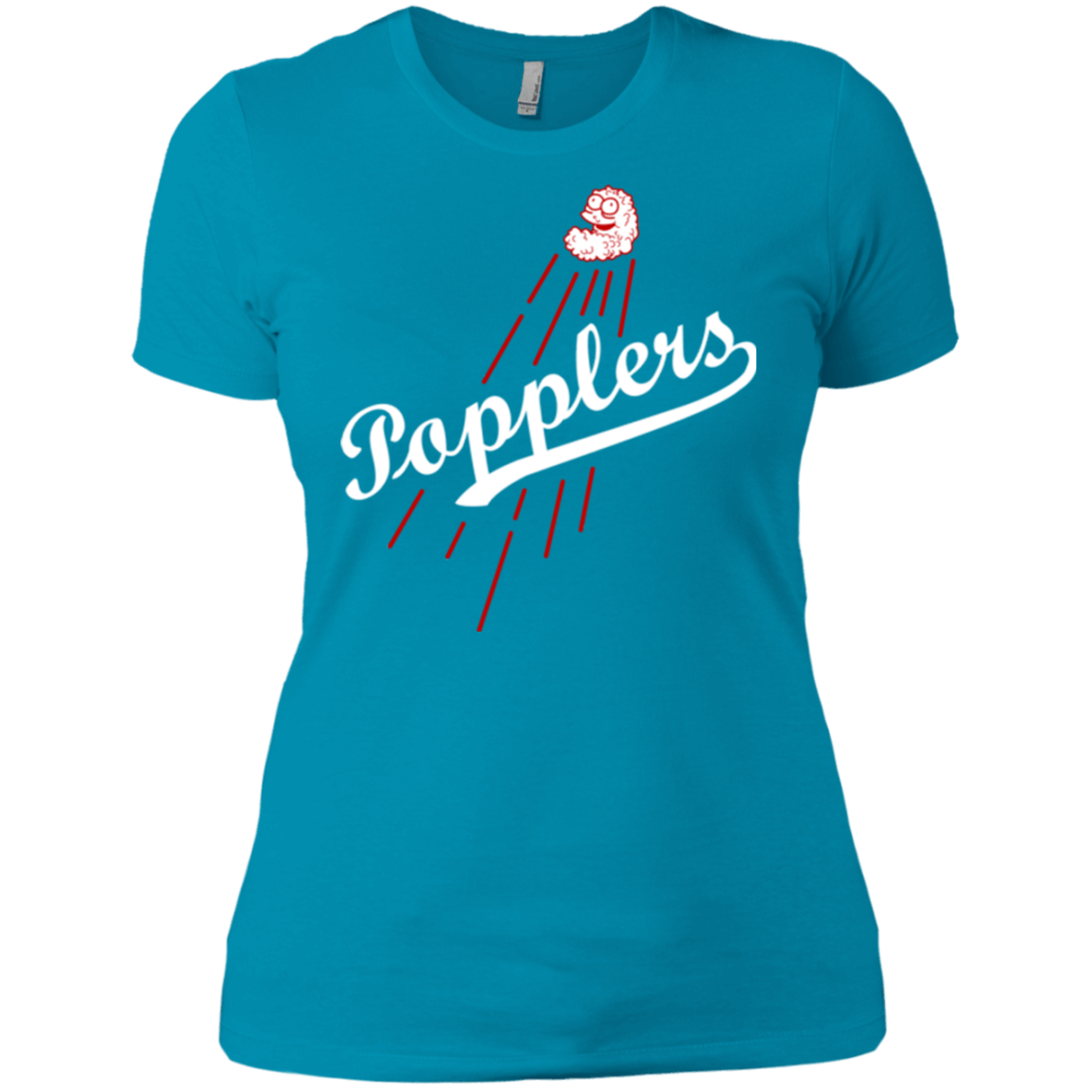 T-Shirts Turquoise / X-Small Popplers Women's Premium T-Shirt