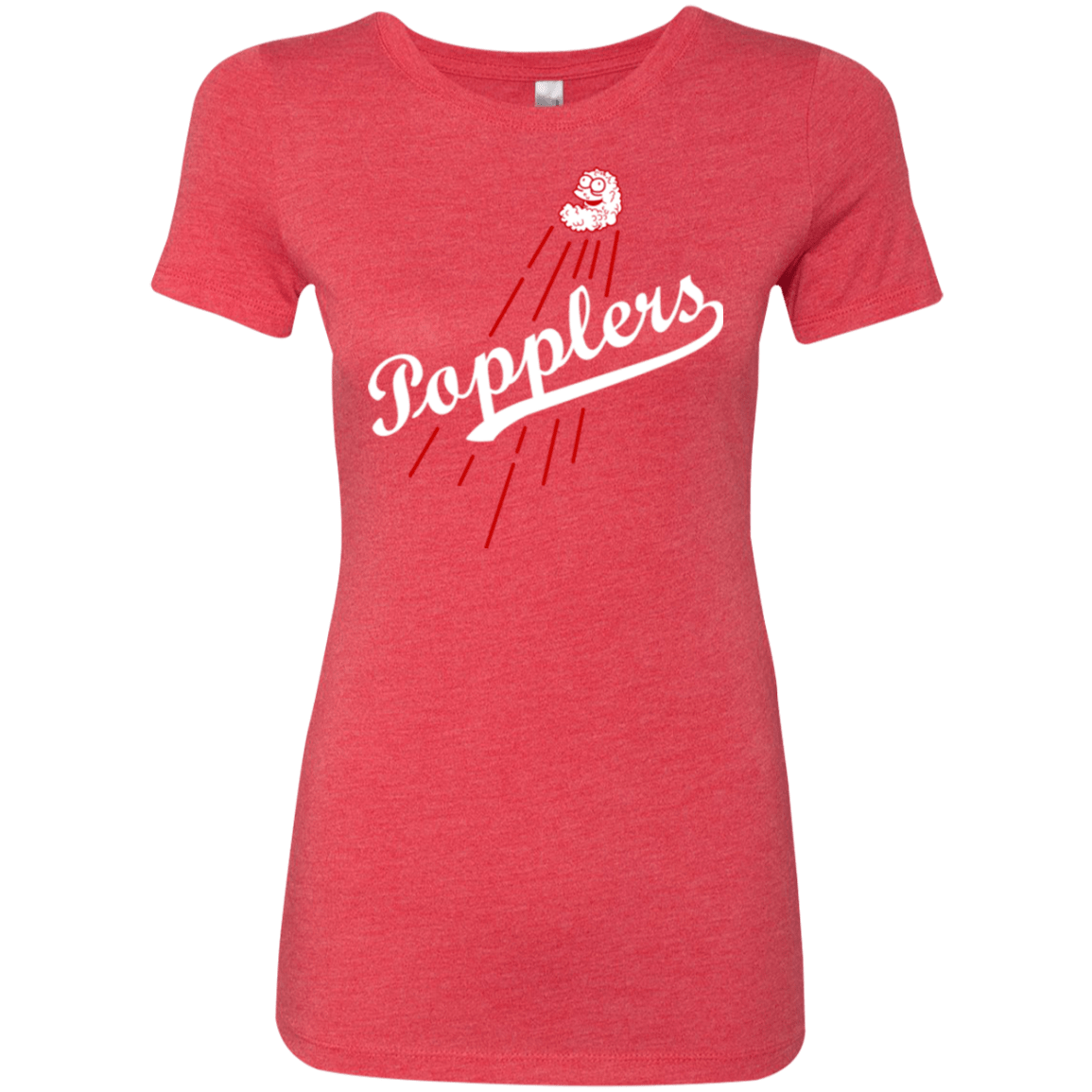 T-Shirts Vintage Red / Small Popplers Women's Triblend T-Shirt