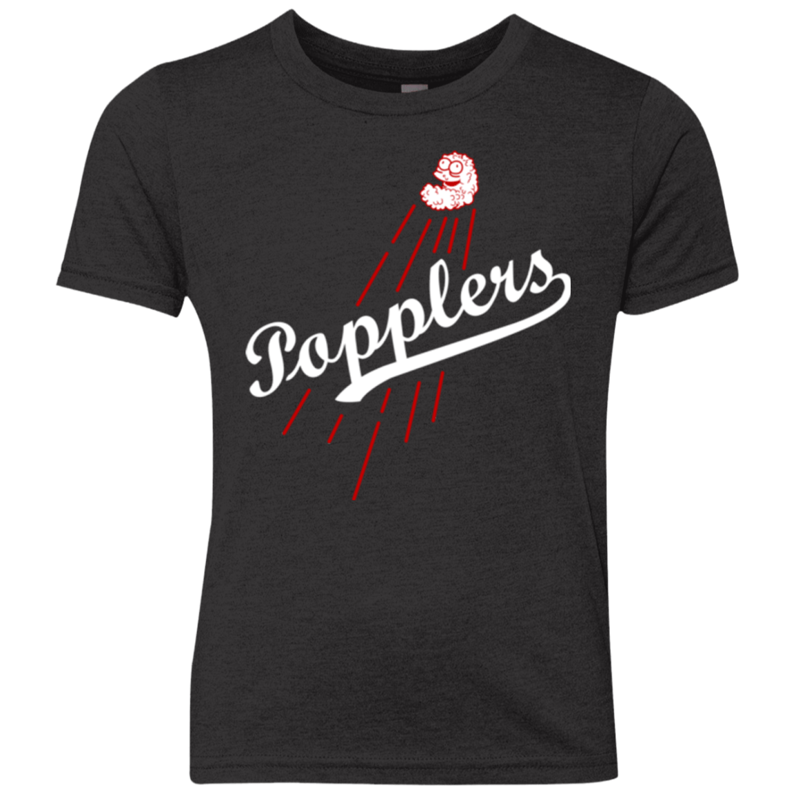 T-Shirts Vintage Black / YXS Popplers Youth Triblend T-Shirt