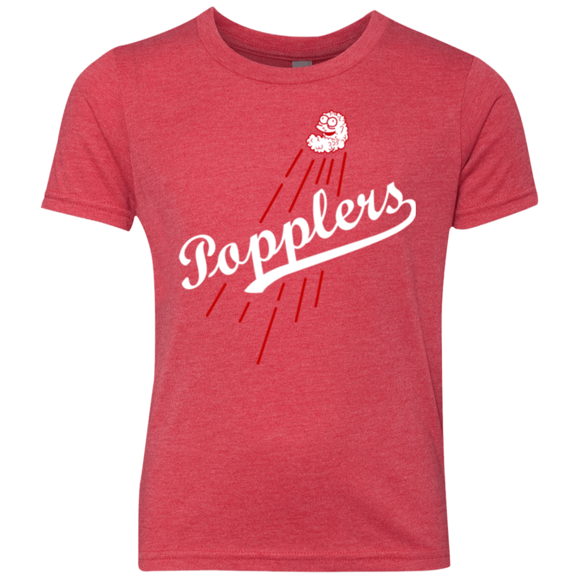 T-Shirts Vintage Red / YXS Popplers Youth Triblend T-Shirt