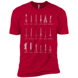 T-Shirts Red / YXS POPULAR SWORDS Boys Premium T-Shirt