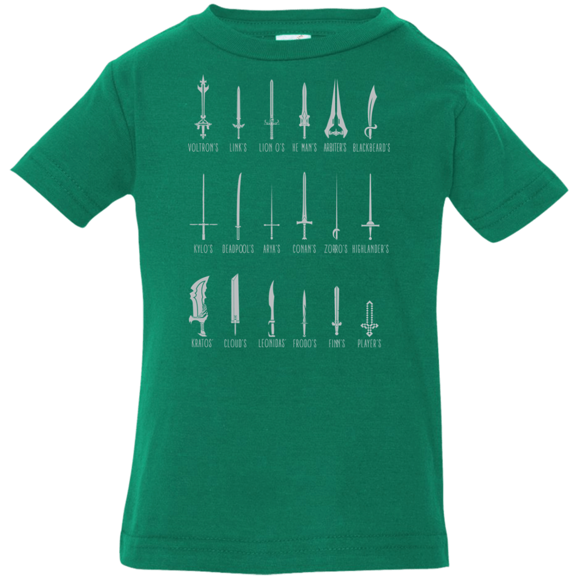 T-Shirts Kelly / 6 Months POPULAR SWORDS Infant Premium T-Shirt