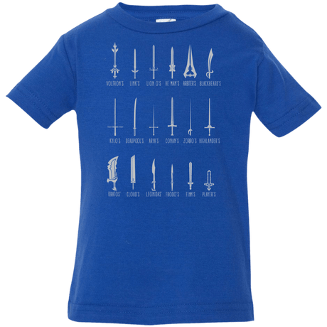 T-Shirts Royal / 6 Months POPULAR SWORDS Infant Premium T-Shirt