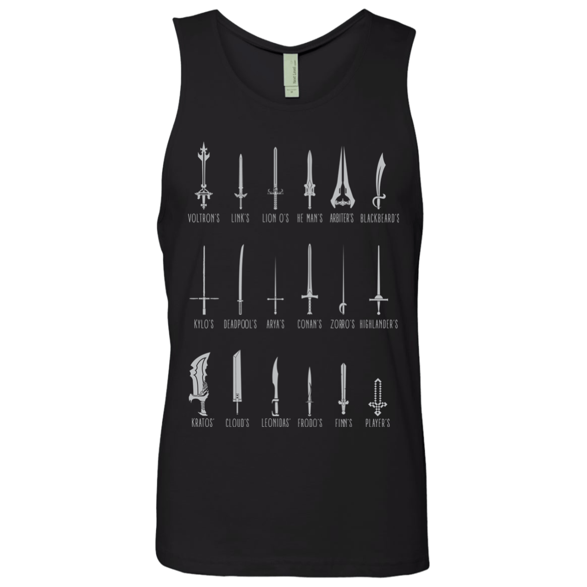 T-Shirts Black / Small POPULAR SWORDS Men's Premium Tank Top