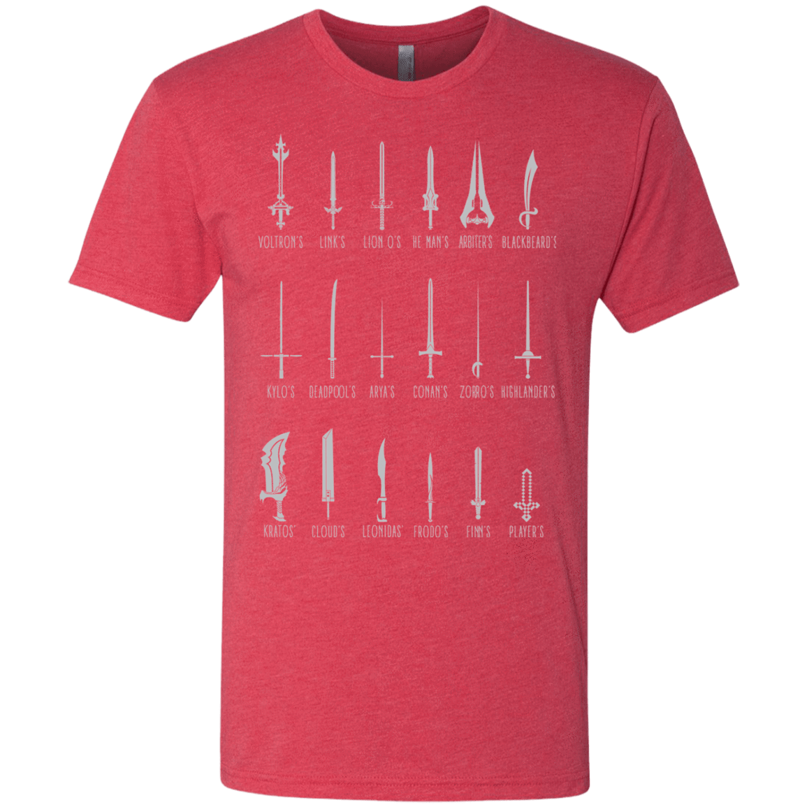 T-Shirts Vintage Red / Small POPULAR SWORDS Men's Triblend T-Shirt