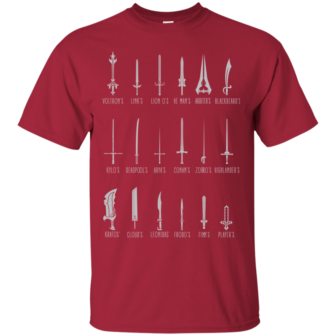T-Shirts Cardinal / Small POPULAR SWORDS T-Shirt